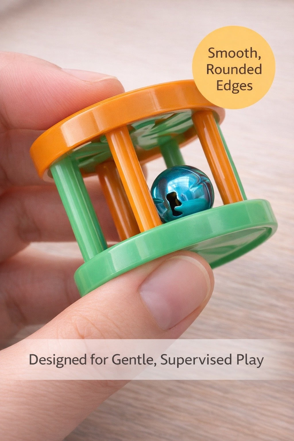 6‑Piece Interactive Cat Toy Set for Indoor Cats (Jingle Balls & Rolling Drums)